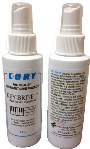 Key-Brite Piano Key Cleaner 4 oz by Cory- Distributed by A Fully Authorized Cory Products Dealer