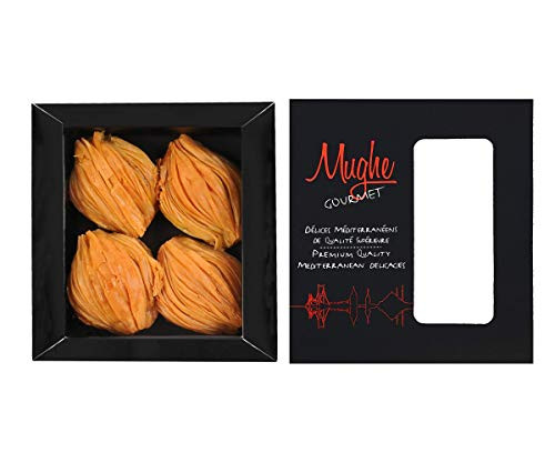 Baklava Pistachio Sweet -Mussel Shape-- Hand Made 4 Pieces Baklawa- Turkish Assortment Baclava Sweets- Gift Box 145g ? 5.11oz- Mughe Gourmet