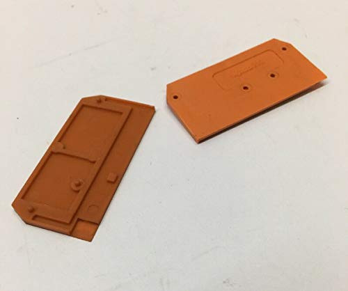 Wago 281-335 RL MTD END PLATE ORANGE