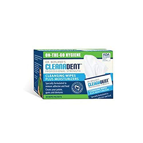 Dr. B Dental Solutions Cleanadent Wipes- White- 30 Count