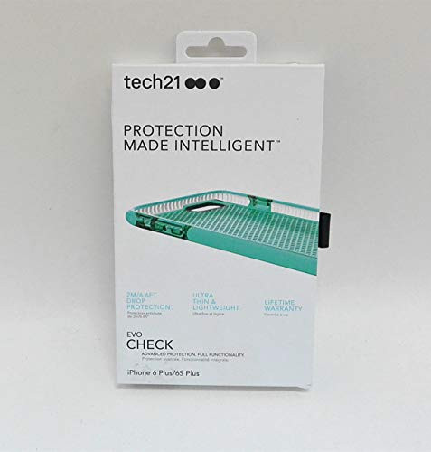 Tech21 Evo Check Case for iPhone 6+/6s+ Aqua/White