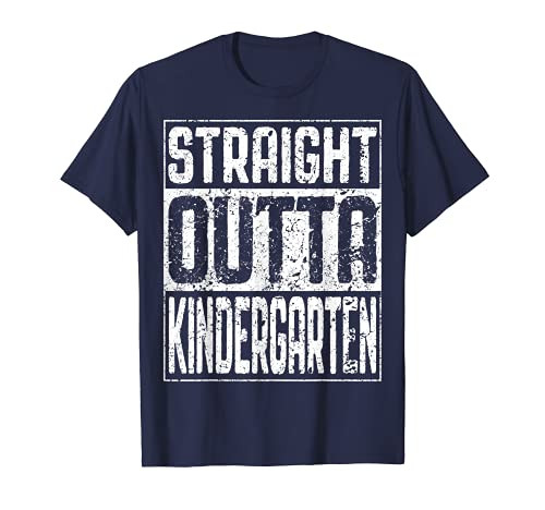 Straight Outta Kindergarten T-Shirt Graduation Gift T-Shirt