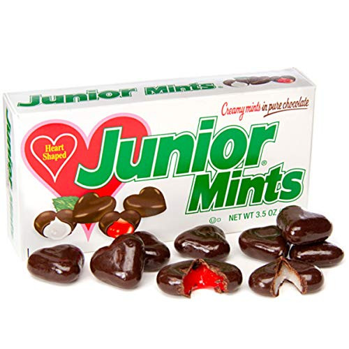 Valentine's Day Heart Shaped Junior Mints Theater Boxes- Case of 12