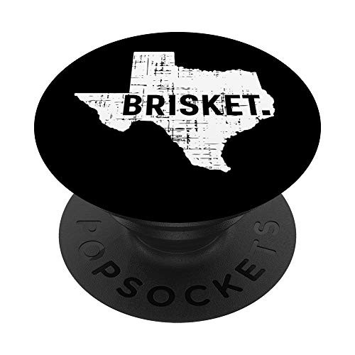 Texas BBQ Barbecue Brisket Dallas Houston Gift PopSockets PopGrip- Swappable Grip for Phones  and  Tablets