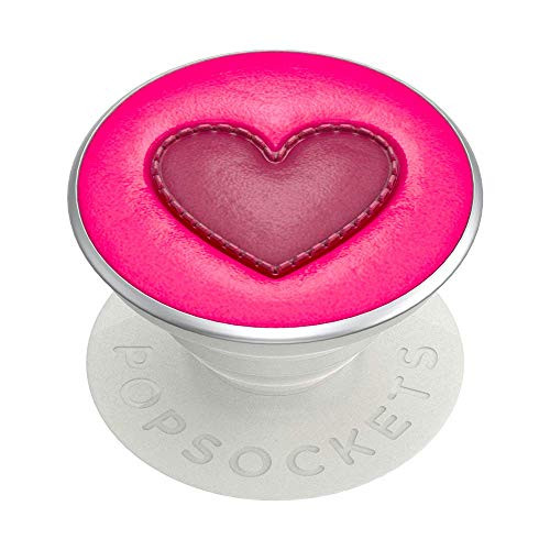 PopSockets- PopGrip with Swappable Top for Phones and Tablets - Stitched Love Heart