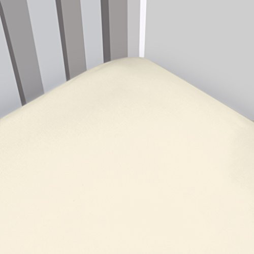 Magnolia Organics Fitted Fleece Crib Sheet - Porta- Natural