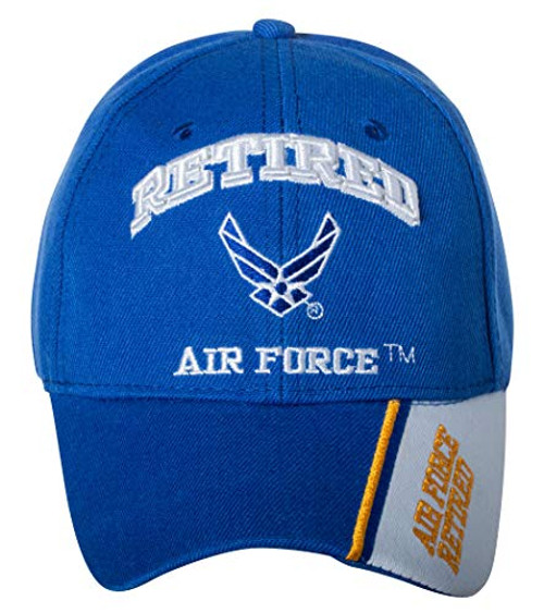 Officially Licensed United States Air Force Retired Embroidered Blue Baseball Cap