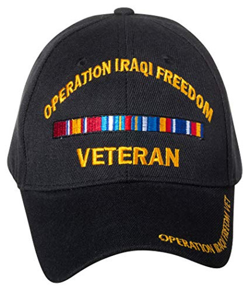 Artisan Owl Operation Iraqi Freedom -OIF- Veteran Embroidered Black Baseball Cap Artisan Owl Operation Iraqi Freedom -OIF- Veteran Embroidered Black Baseball Cap