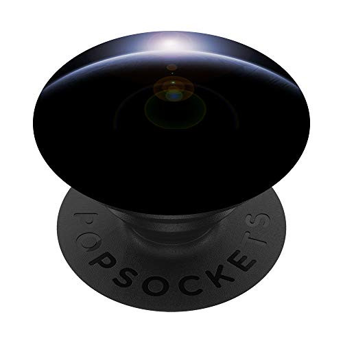 Planet Moon and Solar Orbit- Earth Globe in Space PopSockets PopGrip- Swappable Grip for Phones  and  Tablets