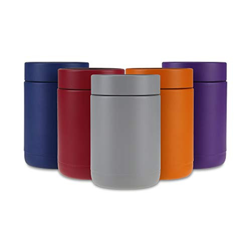 Tahoe Trails 12 oz Stainless Steel Double Wall Vacuum Insulated Can Cooler -Gray-