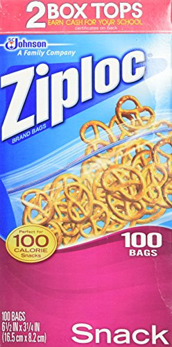 Ziploc Snack Bags- Value Pack- 100-pack