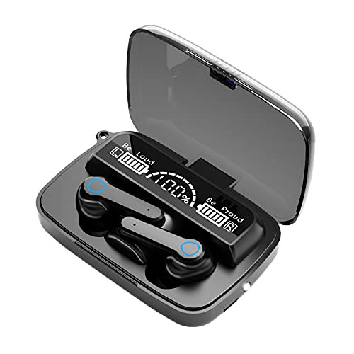 BD and M True Wireless Earbuds- Bluetooth 5.0 in-Ear TWS Stereo Headphones with Smart LED Display Charging Case Waterproof Built-in Mic for Sports Work Running Compatible with iPhone and Android BD and M True Wireless Earbuds- Bluetooth 5.0 in-Ear TWS Stereo Headphones with Smart LED Display Charging Case Waterproof Built-in Mic for Sports Work Running Compatible with iPhone and Android
