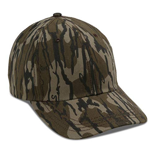 Paramount Apparel Unstructured Cotton Camo Hunting Cap with Velcro Closure -Mossy Oak Bottomland-