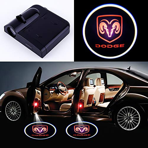 2Pcs for Dodge Car Door LED Projector 