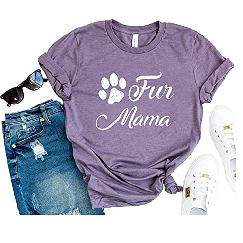 MYHALF Mama Shirt Women Funny Rainbow Shirts Mothers Day T Shirt Funny Graphic Casual Print Tee Tops -Purple- L- MYHALF Mama Shirt Women Funny Rainbow Shirts Mothers Day T Shirt Funny Graphic Casual Print Tee Tops -Purple- L-