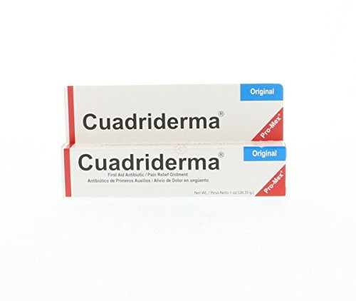 Cuadriderma First Aid Antibiotic - Antibiotico De Primeros Auxilios 28.35 g -Pack of 1-