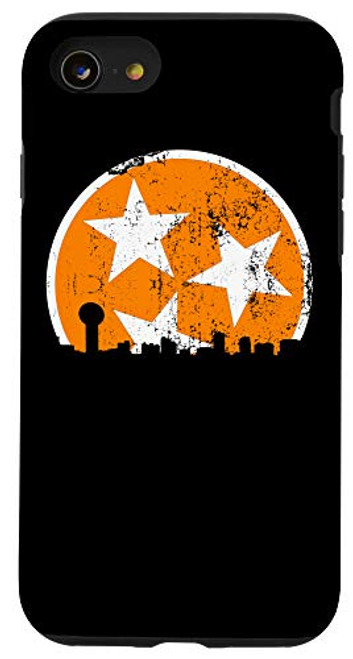 iPhone SE -2020- / 7 / 8 Unique Orange and White Tennessee State Flag Knoxville Skyline Case iPhone SE -2020- / 7 / 8 Unique Orange and White Tennessee State Flag Knoxville Skyline Case