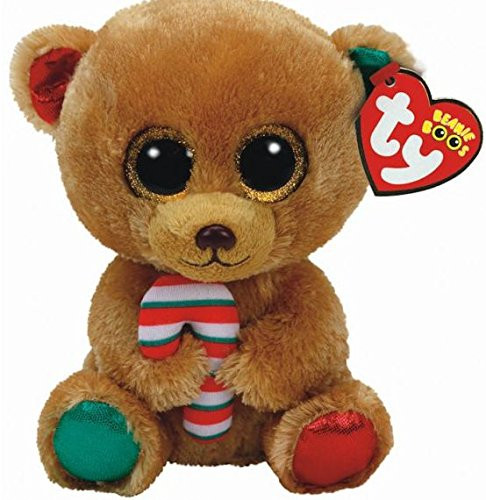 TY Beanie Boos 9" CHRISTMAS LIMITED EDITION Bella Bear, Perfect Plush!
