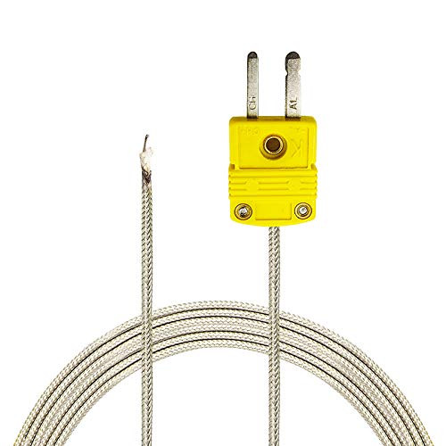 PerfectPrime TL0700- K-Type Sensor Probe for K-Type Thermocouple Thermometer/Meter in Temperature Range from -30 to 700 C/ 1292F