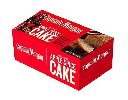 Great Spirits Baking Captain Morgan Apple Spice 10 oz Liquor Cake - Cakes for Delivery - The Best Gift for Birthdays- Holidays- Graduation or Bachelor/Bachelorette Parties