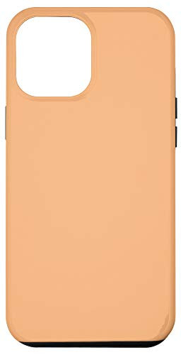 iPhone 12 Pro Max Beautiful Cantaloupe Orange Solid Color Case