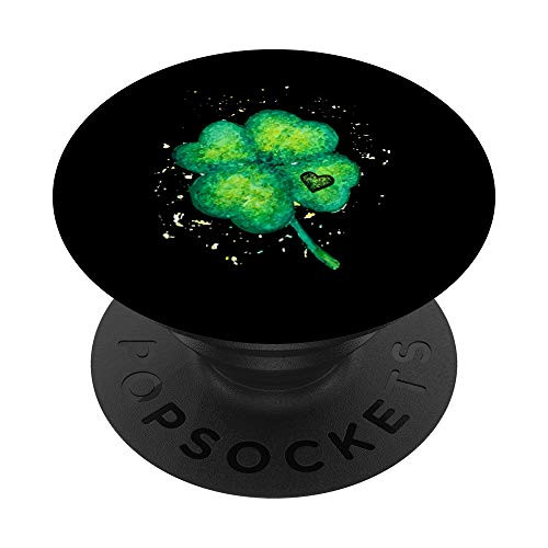 Painted St Patricks Day Shamrock Heart St Paddys Day Clover PopSockets PopGrip- Swappable Grip for Phones and Tablets Painted St Patricks Day Shamrock Heart St Paddys Day Clover PopSockets PopGrip- Swappable Grip for Phones and Tablets