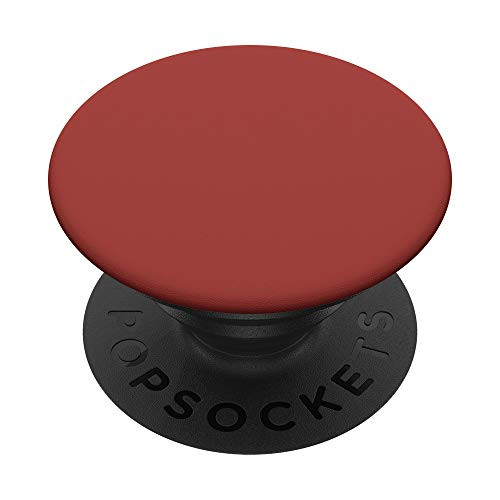 Simple Chic Solid Color Persimmon Red PopSockets PopGrip- Swappable Grip for Phones  and  Tablets