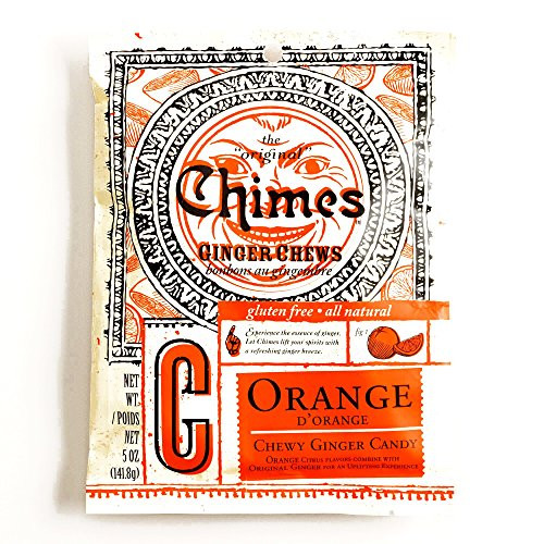 Chimes Orange Ginger Chews 5 oz each -1 Item Per Order-