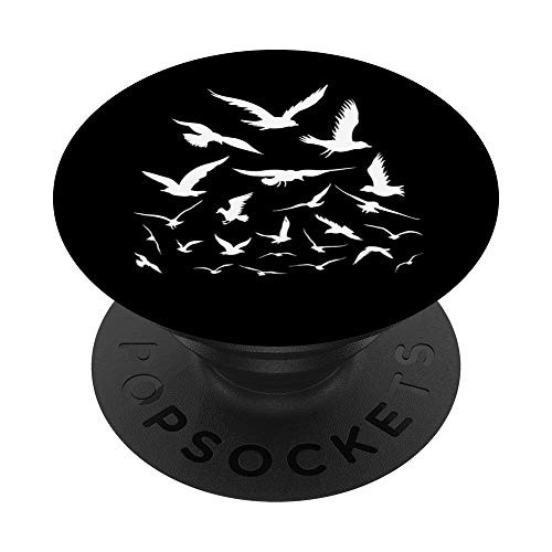 Bird Watching Eye Chart Binocular PopSockets Grip and Stand for Phones and Tablets
