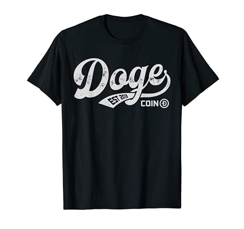 Dogecoin Doge Coin Retro Vintage Logo Crypto Currency Meme T-Shirt Dogecoin Doge Coin Retro Vintage Logo Crypto Currency Meme T-Shirt