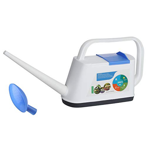 Watering Can for Indoor Outdoor Bonsai Plants- Long Spout Plastic Water Can for House Plant Garden Flower Watering Plants 4L 135.3 oz