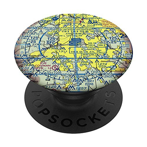 Atlanta -ATL- Sectional Chart - Aviation PopSockets Grip and Stand for Phones and Tablets Atlanta -ATL- Sectional Chart - Aviation PopSockets Grip and Stand for Phones and Tablets