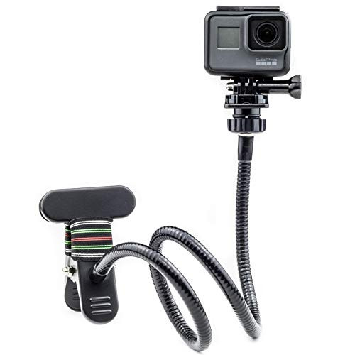 Flexible Gooseneck Clamp Arm Jaws Mount for GoPro HERO FUSION Akaso Brave 5 4 Apeman EKEN H9R Fitfort Crosstour Campark ACT76 Davola Dragon Touch Jeemak YI 4K Cam HD Action Camera Cam 72cm (28) Long Flexible Gooseneck Clamp Arm Jaws Mount for GoPro HERO FUSION Akaso Brave 5 4 Apeman EKEN H9R Fitfort Crosstour Campark ACT76 Davola Dragon Touch Jeemak YI 4K Cam HD Action Camera Cam 72cm (28) Long