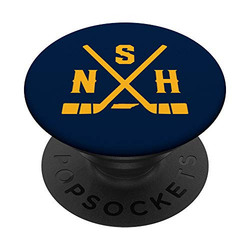Vintage Nashville TN Hockey Sticks State Outline PopSockets PopGrip- Swappable Grip for Phones  and  Tablets