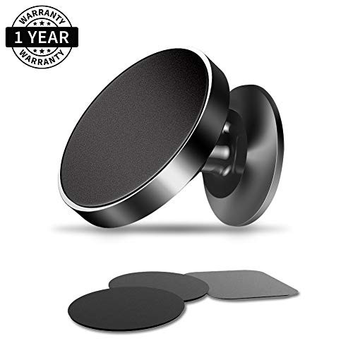 REVA Magnetic Phone Car Mount, 360° Rotation Car Phone Dashboard Universal Magnet Car Phone Mount Cradle Compatible iPhone Xs Max XR X 8 7 Plus, Samsung Galaxy Note9 S10 S9 S8 Plus etc