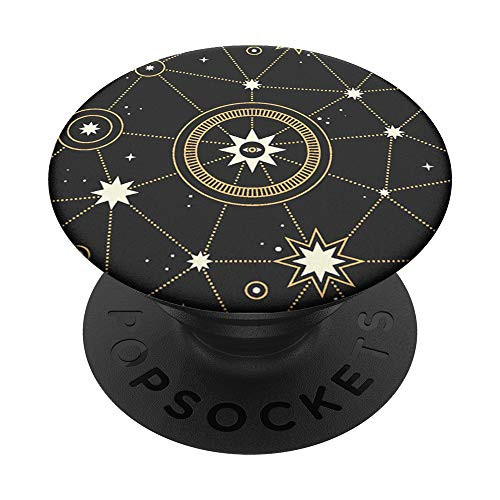 Star Chart galaxy universe design PopSockets Grip and Stand for Phones and Tablets