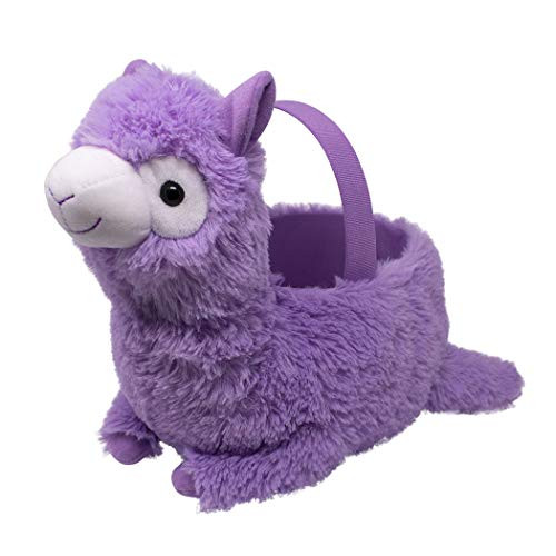 PTI Group Llama Medium Plush Easter Basket- Multi -PG01326-