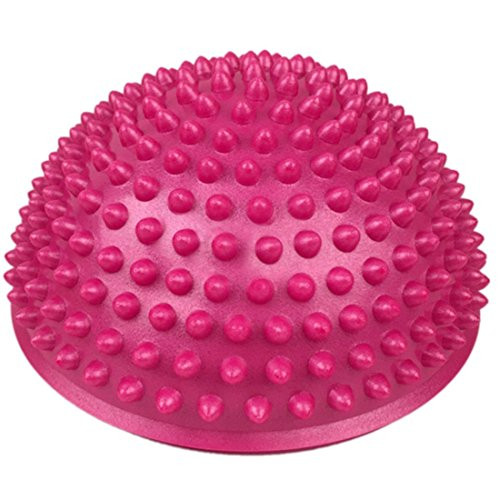 ZivaTech Balance Pods- 16cm/6.3inch Hedgehog Balancing Pods Domed Stability Pods Half Round Yoga Balance Spiky Massager Ball Stepping Stone Foot Sole Trigger Point Hemisphere