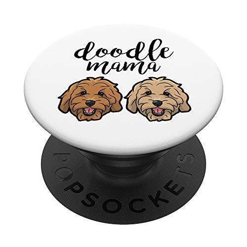 Goldendoodle Mama - Cute Golden Doodle Dog Mom PopSockets PopGrip- Swappable Grip for Phones  and  Tablets