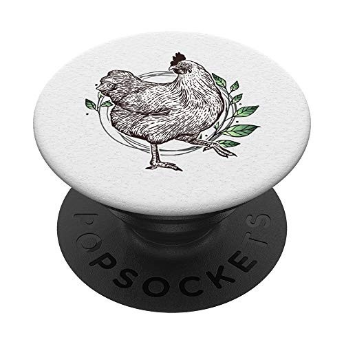 Animal Ornithology Farm Bird Farmer Gift Idea Nature Chicken PopSockets PopGrip- Swappable Grip for Phones  and  Tablets