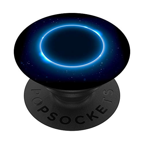 Galaxy Astronomy Lover Gift Astronaut Solar Eclipse Planet PopSockets PopGrip- Swappable Grip for Phones  and  Tablets