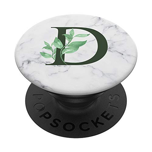 Cool Name Personalized Alphabet Monogram D Initial Letter PopSockets PopGrip- Swappable Grip for Phones  and  Tablets