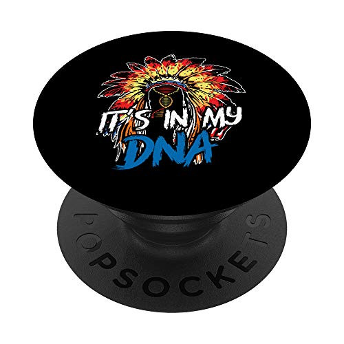 Native American DNA Indigenous PopSockets Grip and Stand for Phones and Tablets