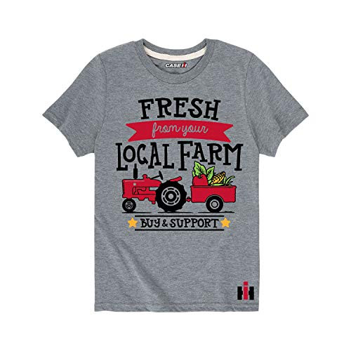 Country Casuals International HarvesterFresh from Your Local Farm - Toddler Short Sleeve Graphic T-Shirt Athletic Heather