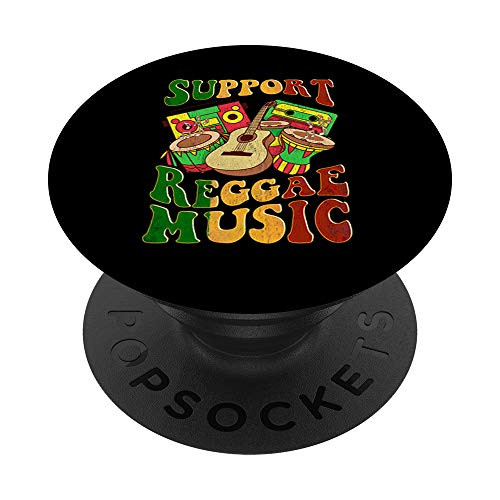 Retro Reggae Music Old School Radio Boombox Reggae PopSockets PopGrip- Swappable Grip for Phones  and  Tablets Retro Reggae Music Old School Radio Boombox Reggae PopSockets PopGrip- Swappable Grip for Phones  and  Tablets