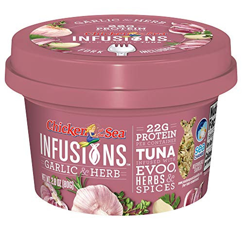 Chicken of the Sea Infusions Tuna- Garlic and Herb- 2.8 Oz Cups -Pack of 6- Chicken of the Sea Infusions Tuna- Garlic and Herb- 2.8 Oz Cups -Pack of 6-