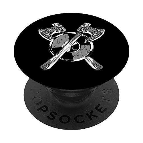 Viking Axes - Norse Hero - Ragnar Lothbrok Axe - Vintage PopSockets Swappable PopGrip