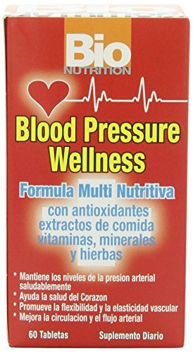 Bio Nutrition Blood Pressure Wellness Tabs- 60 Count
