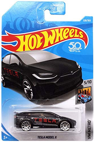 Hot Wheels 2018 HW Metro Tesla Model X 328/365, Black