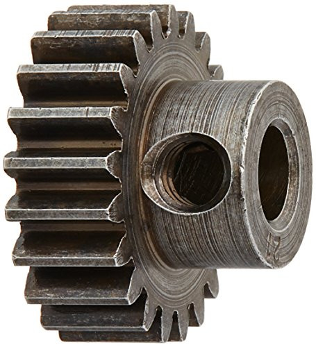 Robinson Racing Products 8721 Hard Bore 0.8 Module Pinion Gear, 21T, 5mm